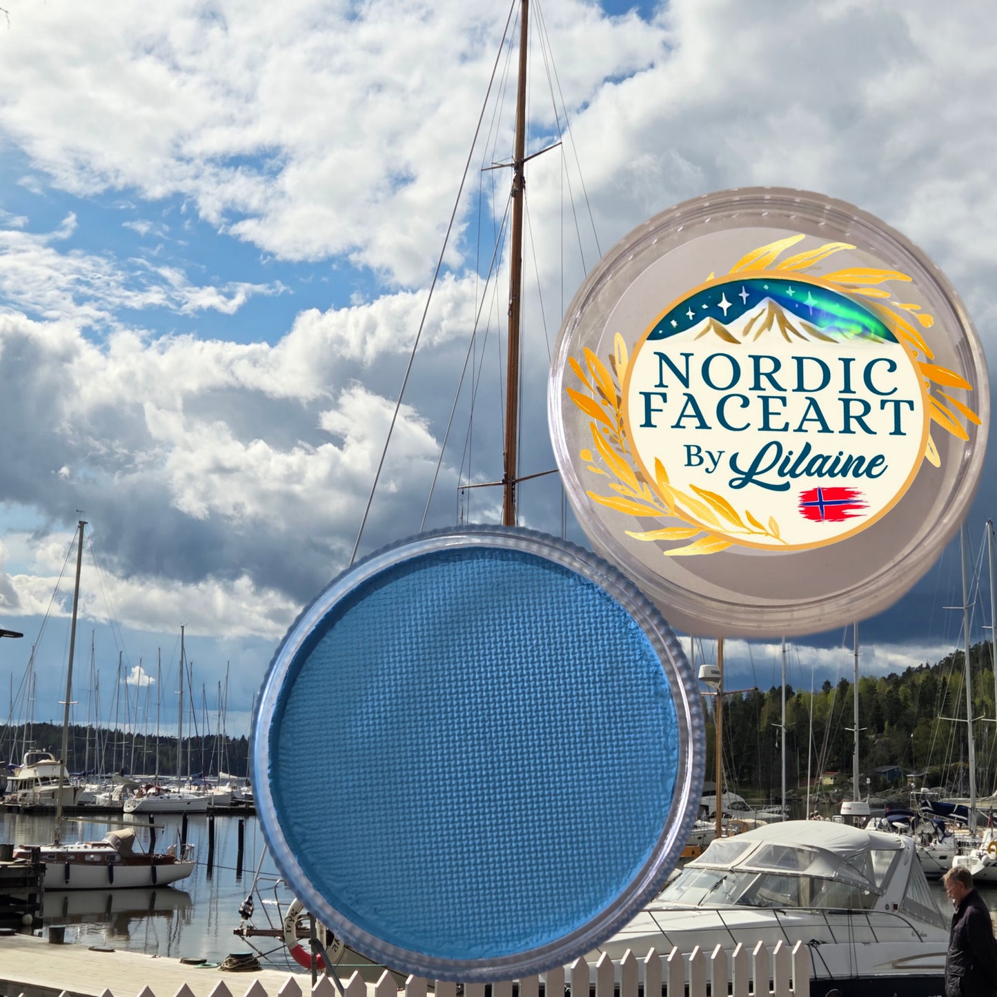 UV Lysblå Pastell 32g