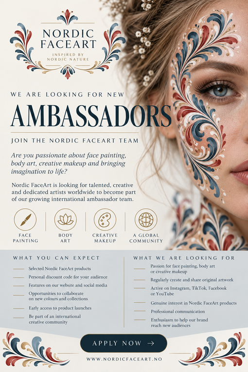 WANT TO BECOME A NORDIC FACEART AMBASSADOR?