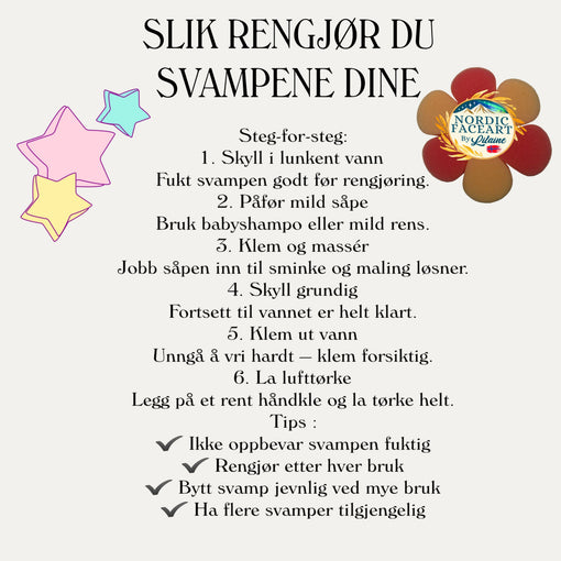 SLIK RENGJØR DU SVAMPENE DINE