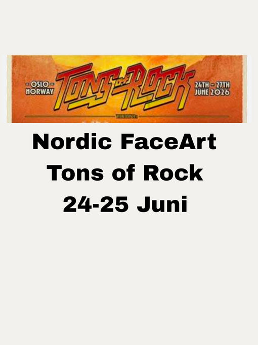 Nordic FaceArt på Tons of Rock  med U-hu crew