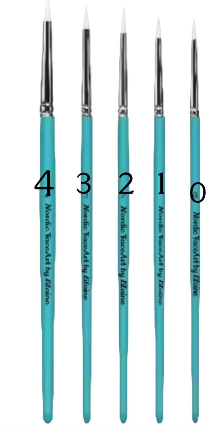 Fjord - rund penselsett