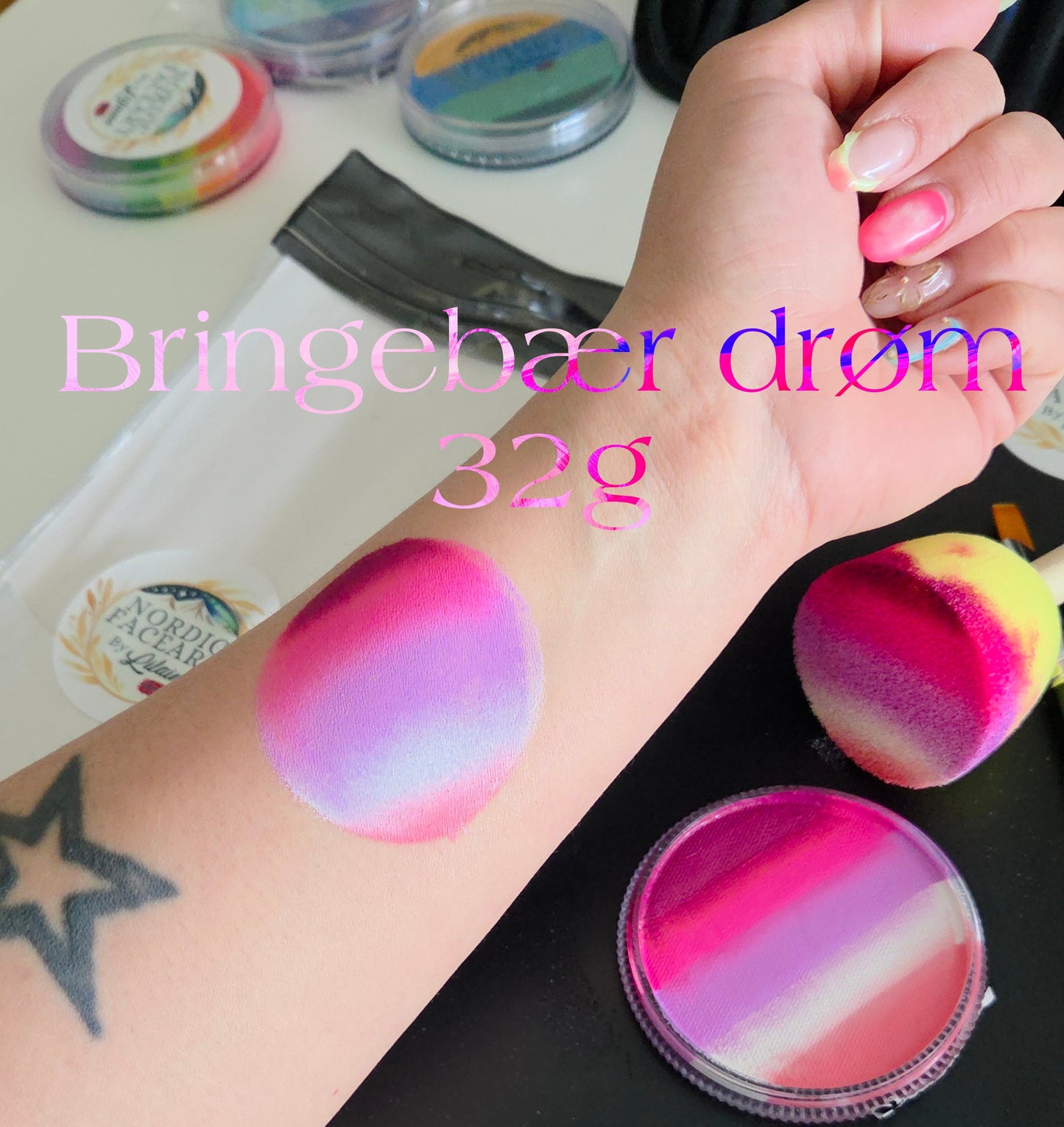 Bringebær drøm- Rundkake 32g