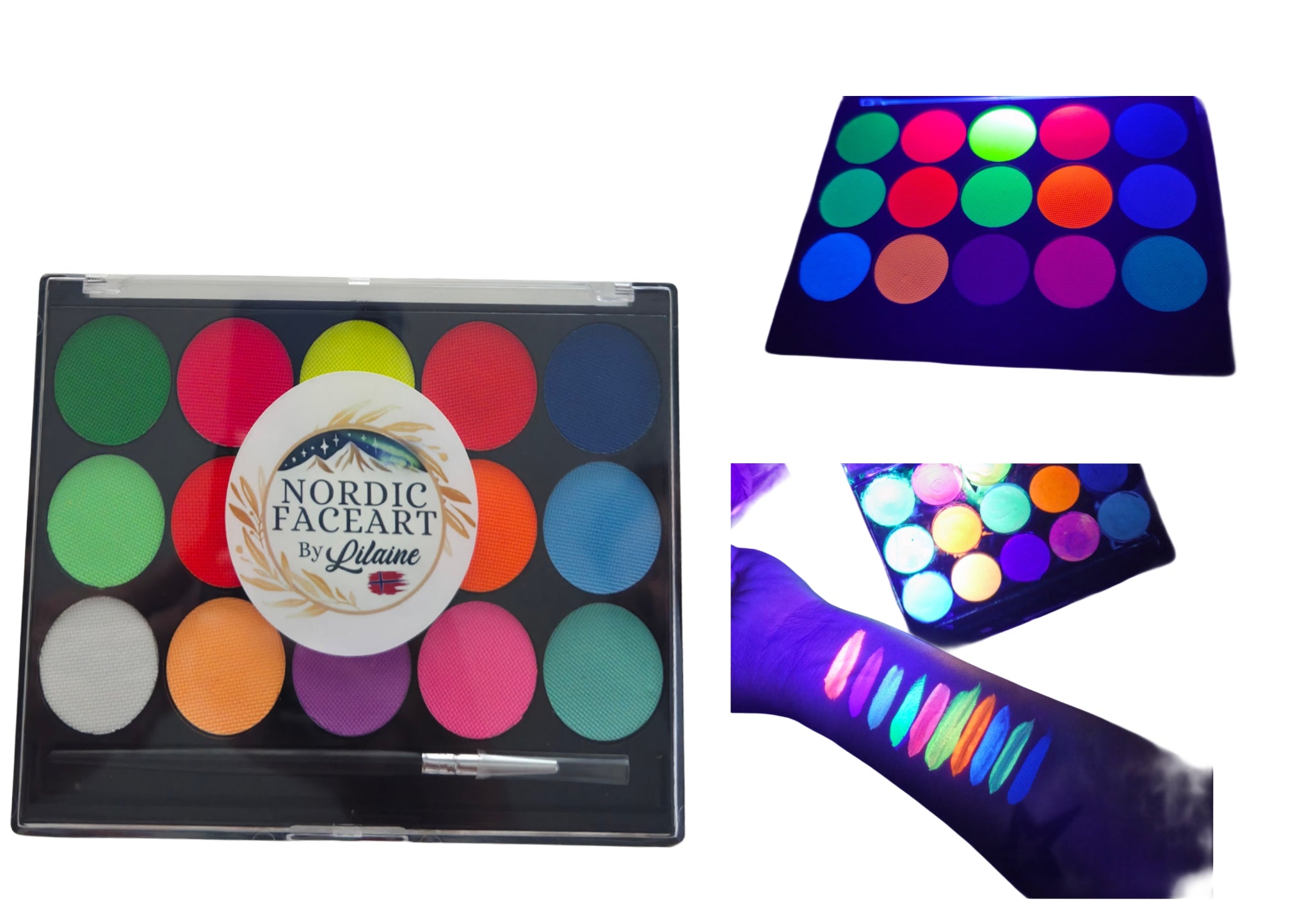 UV Glød Palette