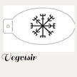 Vegvísir Stensil – Nordic FaceArt