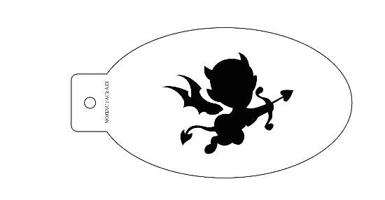 Cupid – Stensil fra Nordic FaceArt