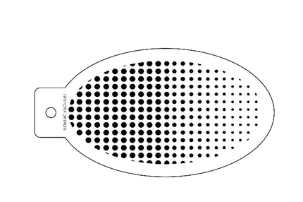 Dot-fade – Stensil fra Nordic FaceArt