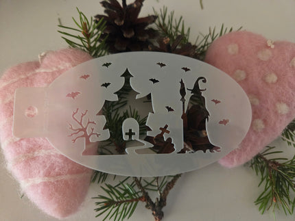 Hunted house  – Stensil fra Nordic FaceArt