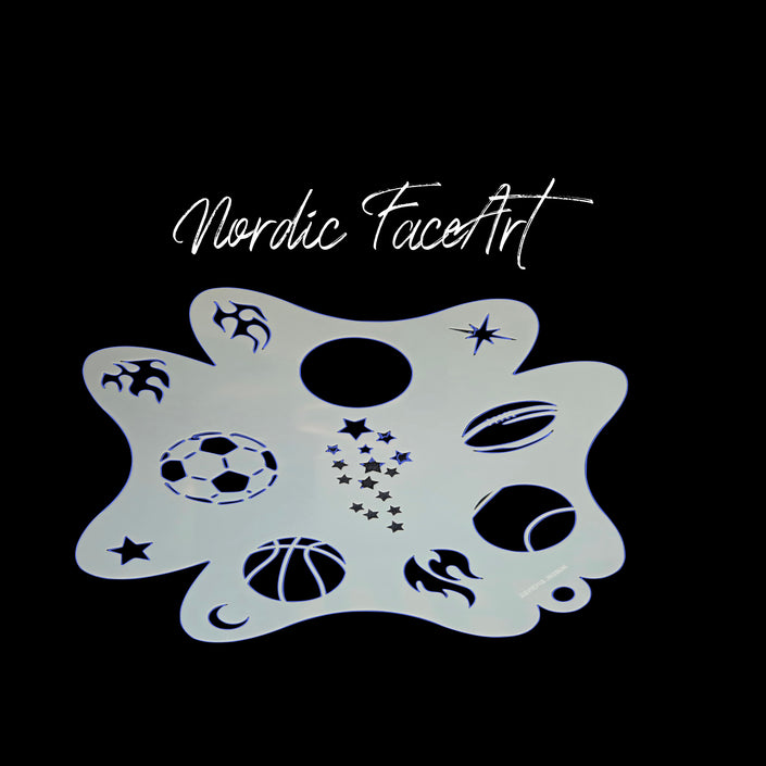 Sport & Action Stensil – Nordic FaceArt
