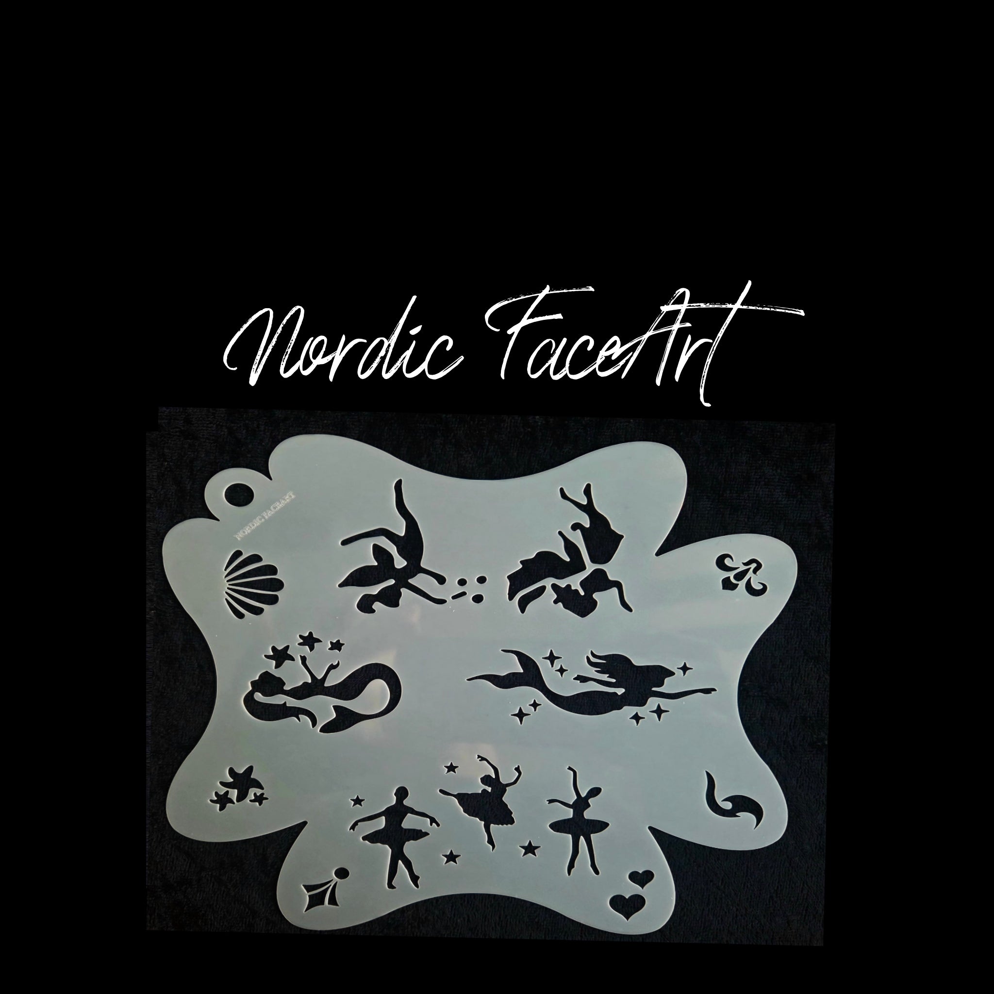 Eventyrdans Stensil – Nordic FaceArt