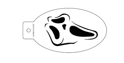 Scream - Stensil fra Nordic FaceArt