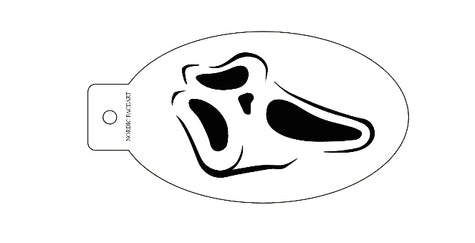 Scream - Stensil fra Nordic FaceArt