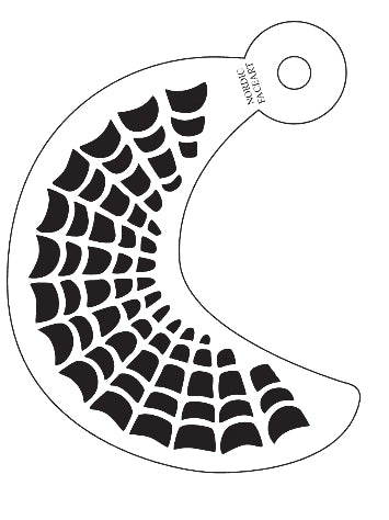 Spindelvev Stensil – Nordic Faceart