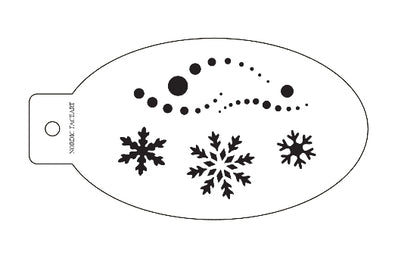 Snowflakes – Stensil fra Nordic FaceArt