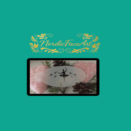 Ballerina – Stensil fra Nordic FaceArt