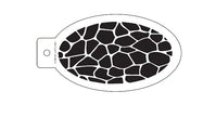 Reptil – Stensil fra Nordic FaceArt