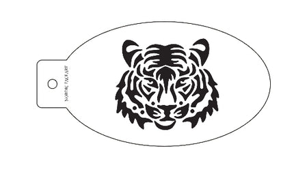 Tigerens Blikk- Stensil fra Nordic FaceArt