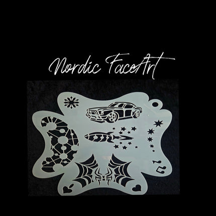 Action & Speed Stensil – Nordic FaceArt