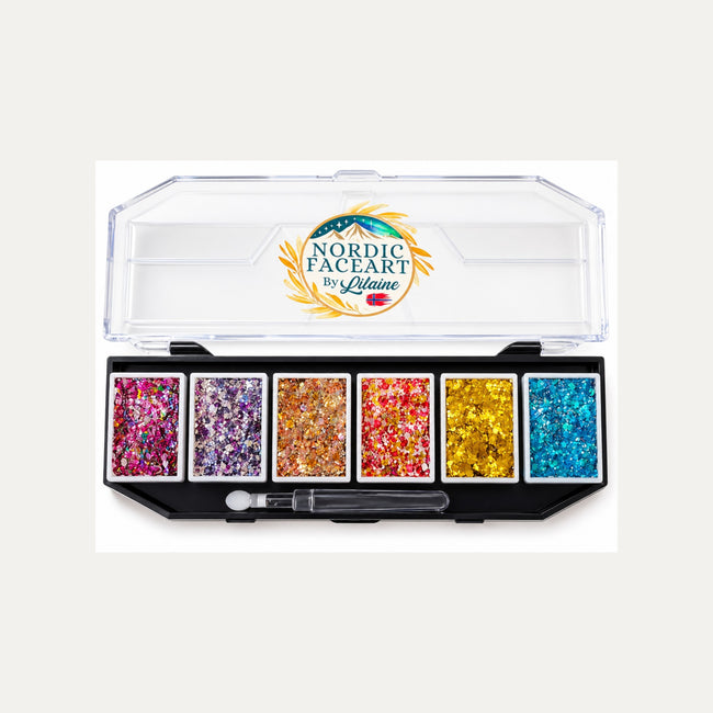 Glitrende Palette