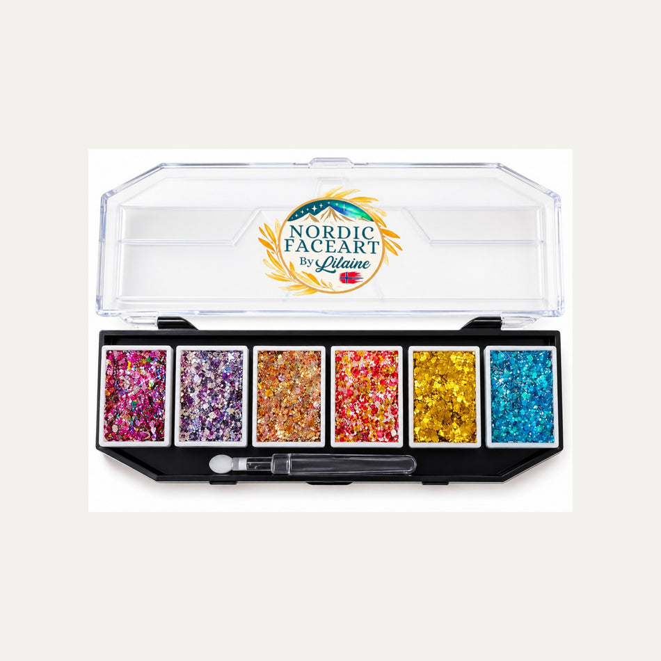 Glitrende Palette