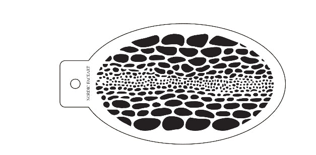 Monster / Snake / Dragon Skin – Stensil fra Nordic FaceArt