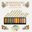 Rosemaling Palette – Gold Edition