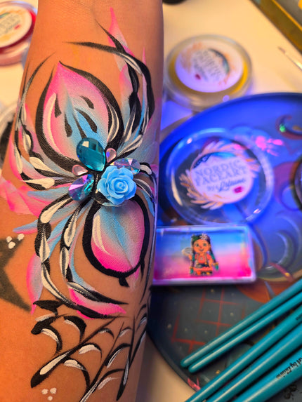 Klovnen Lillaplutt 1 – Ansiktsmaling Startpakke