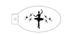 Ballerina – Stensil fra Nordic FaceArt
