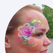 Blad Smykke – Venstre - Stensil fra Nordic FaceArt
