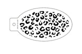 Leopard design – Stensil fra Nordic FaceArt