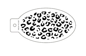 Leopard design – Stensil fra Nordic FaceArt
