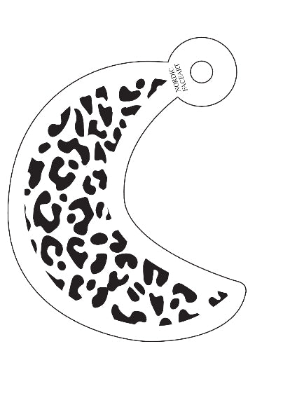 Villkatt – Stensil fra Nordic FaceArt