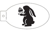 Påskehare med Egg Stensil - Påske