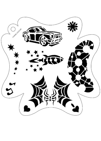 Action & Speed Stensil – Nordic FaceArt