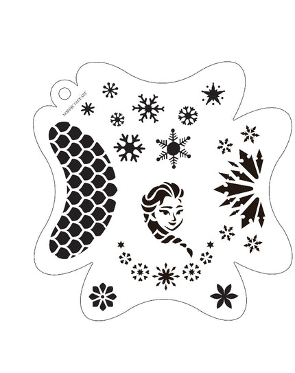 Isprinsesse Mix Stensil – Nordic FaceArt