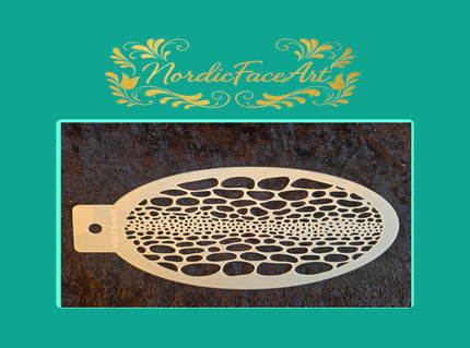 Monster / Snake / Dragon Skin – Stensil fra Nordic FaceArt