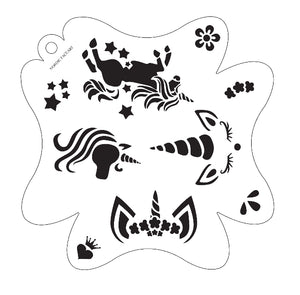 Enhjørning & Magi Stensil – Nordic FaceArt