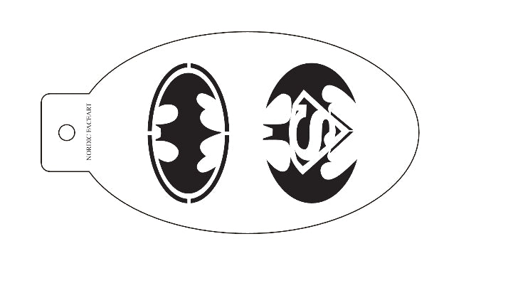 DarkHero– Stensil fra Nordic FaceArt